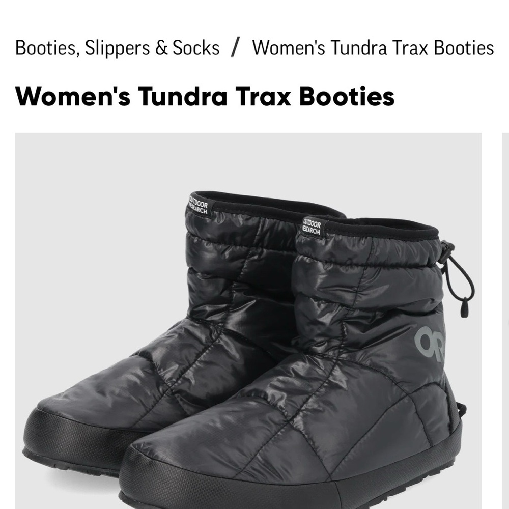 Outdoor Research Tundra Trax Booties in forest green. Size M. - Picture 8 of 8